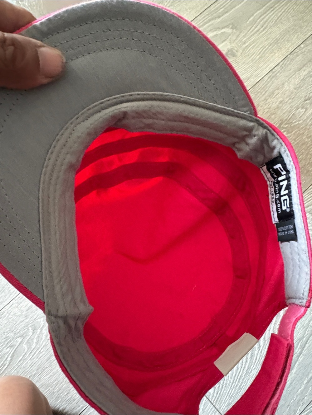 Ladies PING Hot Pink Cadet-Style Golf Hat - Picture 5 of 6